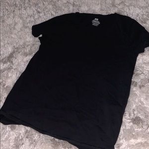 plain black shirt